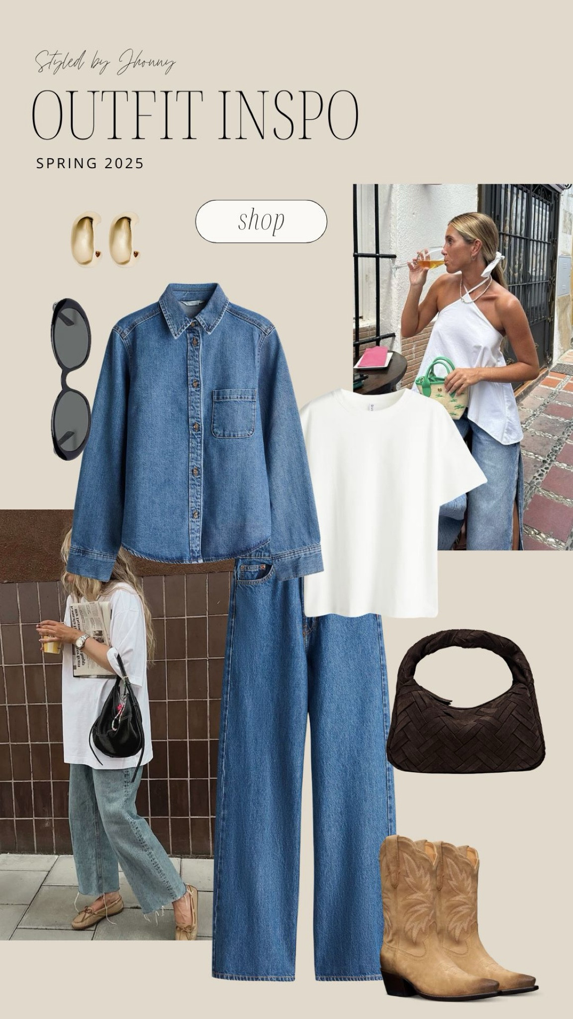 Outfit inspo for transitioning into Spring! Jeans, spring outfit, casual outfit inspo.

#LTKItBag #LTKStyleTip #LTKShoeCrush