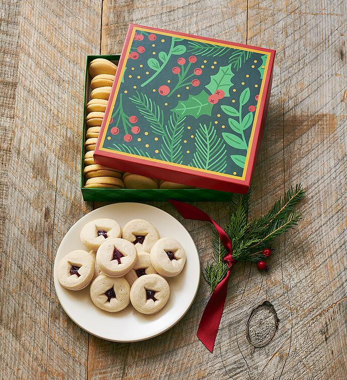 Holiday Tree-Cutout Shortbreads | Harry & David