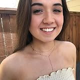 Rose Gold Layered Necklace Set for Women - Lariat Necklace Set | Amazon (US)