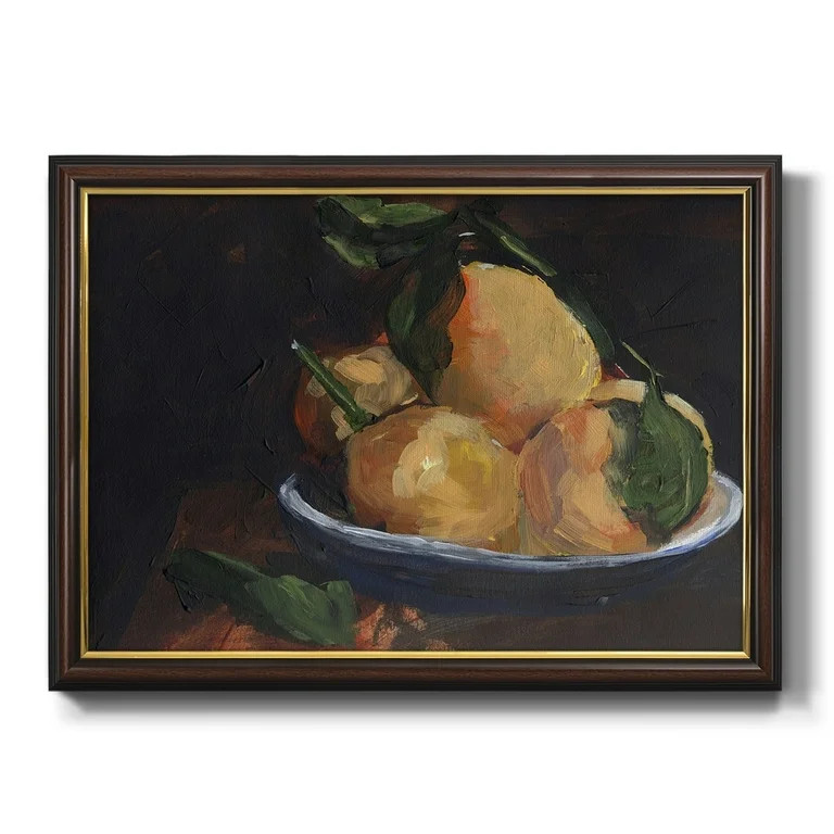 Wexford Home Fruit Plate I Premium Framed Canvas- Ready to Hang 16X20 - Mahogany - Walmart.com | Walmart (US)