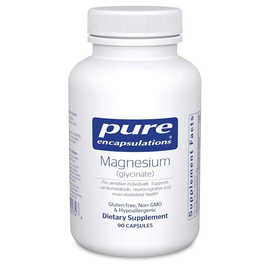 Pure Encapsulations Magnesium (Glycinate) - Supplement to Support Stress Relief, Sleep, Heart Hea... | Amazon (US)