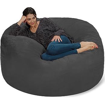 Chill Sack Bean Bag Chair: Giant 5' Memory Foam Furniture Bean Bag - Big Sofa with Soft Micro Fib... | Amazon (US)