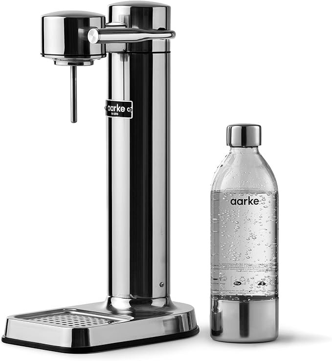 Aarke Carbonator 3 Wassersprudler, Edelstahl-Gehäuse, Sprudelwasserbereiter, inkl. BPA-freier PE... | Amazon (DE)