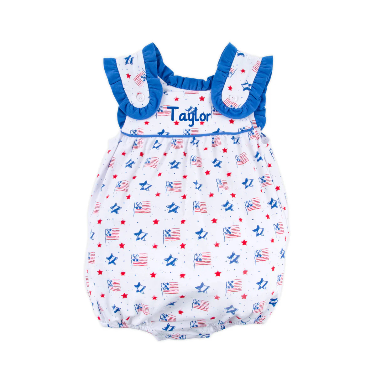 Flag Print Lulu Bubble | Classic Whimsy