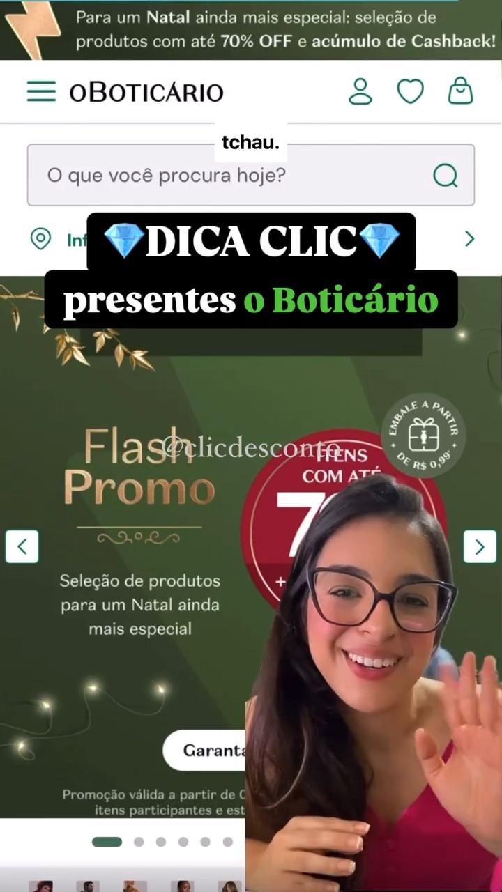 Dar presentes, ganhar presentes…com O Boticário não tem erro! Você sabia que dá pra comprar on-line e retirar em loja?! Isso mesmo, eu fiz o teste e conseguia retirar em até 6h! Agora você pode aproveitar os descontos e brindes das compras online, retirando em tempo record! 

🏷️Use cupom LTKMIMOS

⚠️ válido até 20/12

#LTKbrasil #LTKpromo #LTKguiadepresente