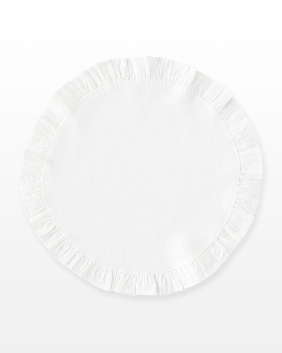 Round Ruffle Placemats, Set of 4 | Neiman Marcus