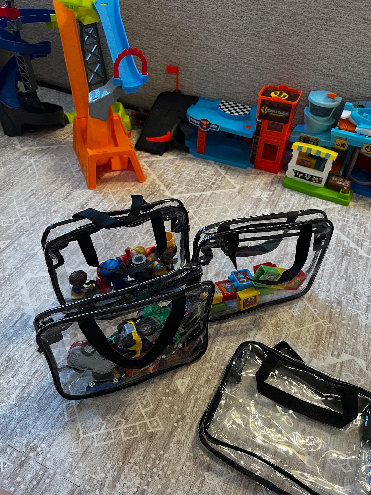 Loving these clear storage bags for getting our playroom organized and storing toys! 

#LTKHome #LTKFindsUnder50 #LTKFamily