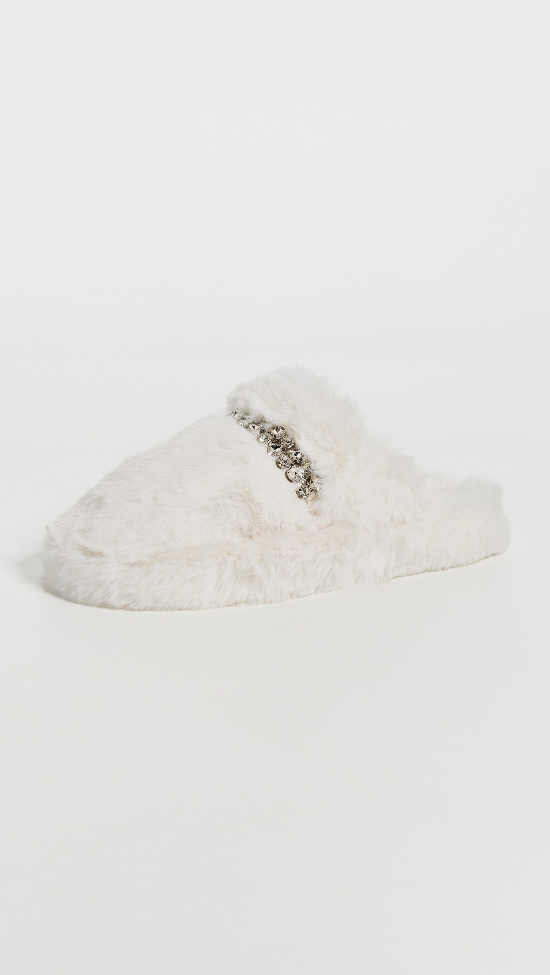Free People First Frost Faux Fur Slippers Snow 9 | Shopbop