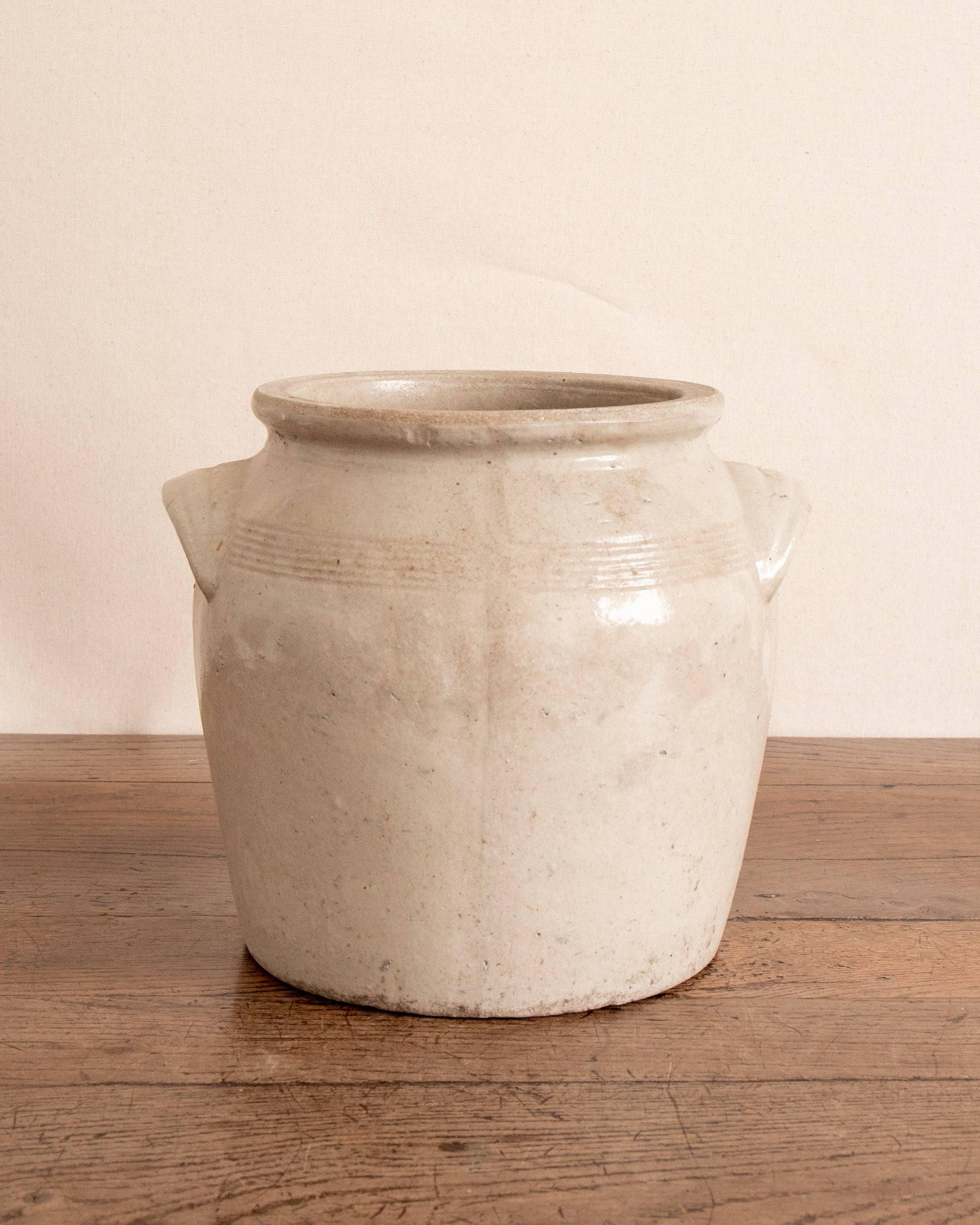 Vintage French Crock (L) - XVI | The Vintage Rug Shop