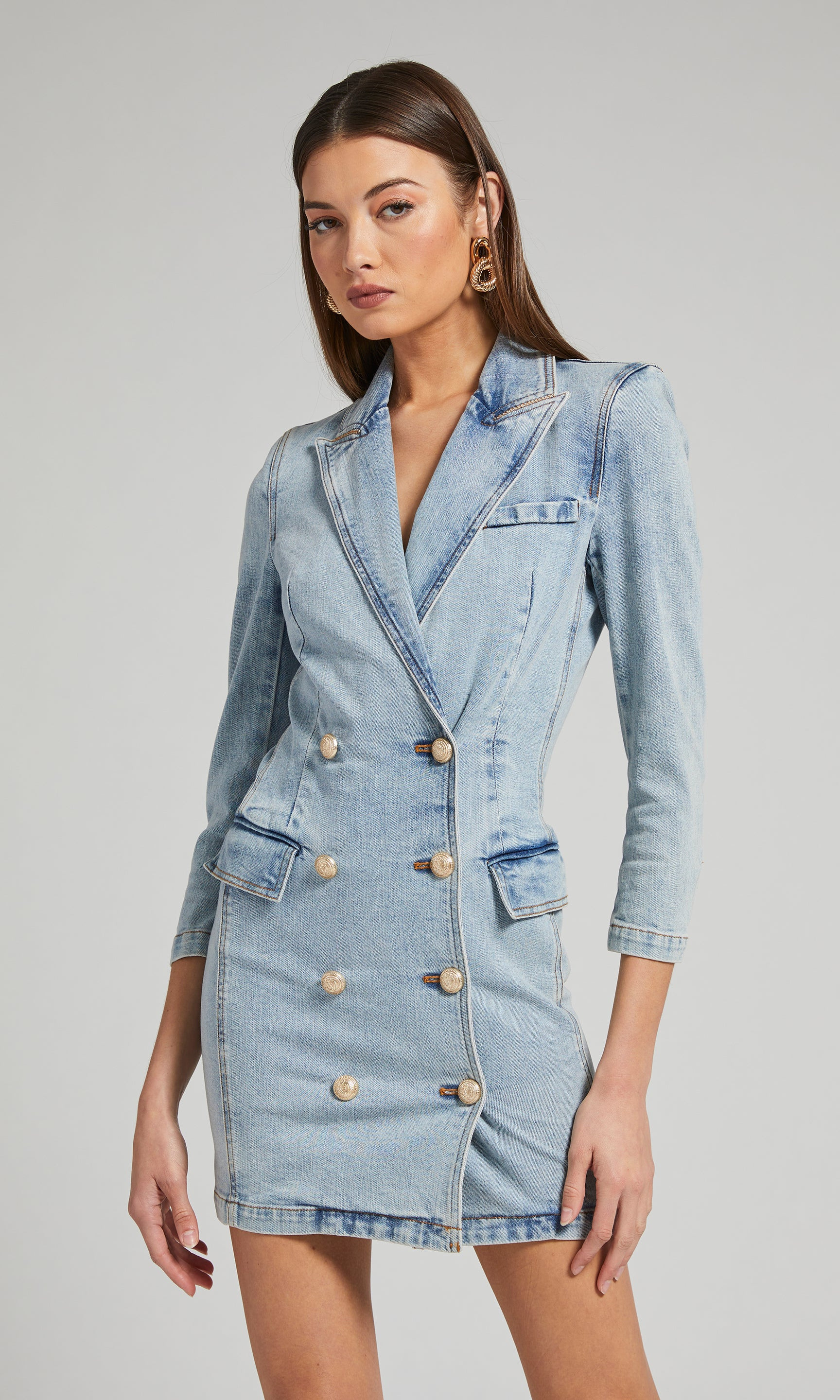 Sean Denim Blazer Dress | Generation Love