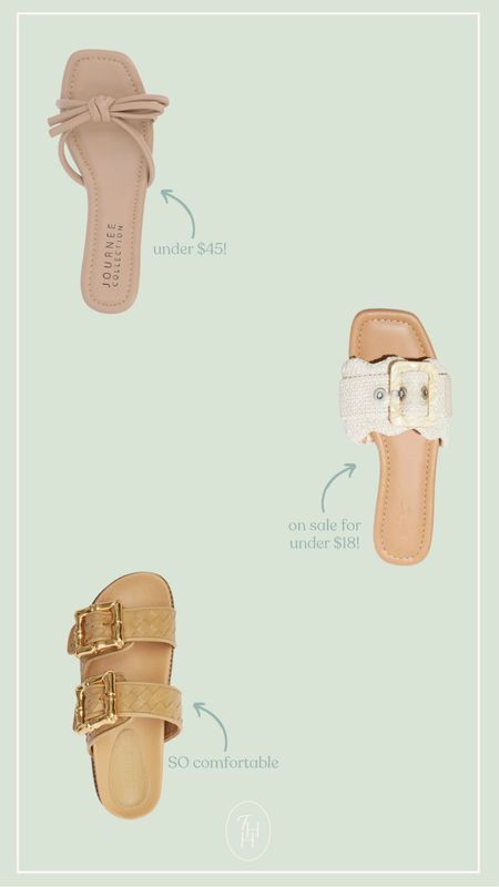 Favorite sandals to wear with dresses! 

#LTKfindsunder100 #LTKsalealert #LTKshoecrush