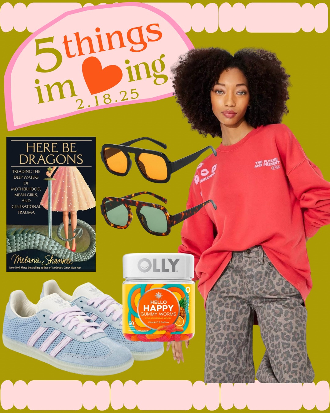 2.18.25
5 things i’m loving…

#LTKFindsUnder50 #LTKShoeCrush #LTKSeasonal