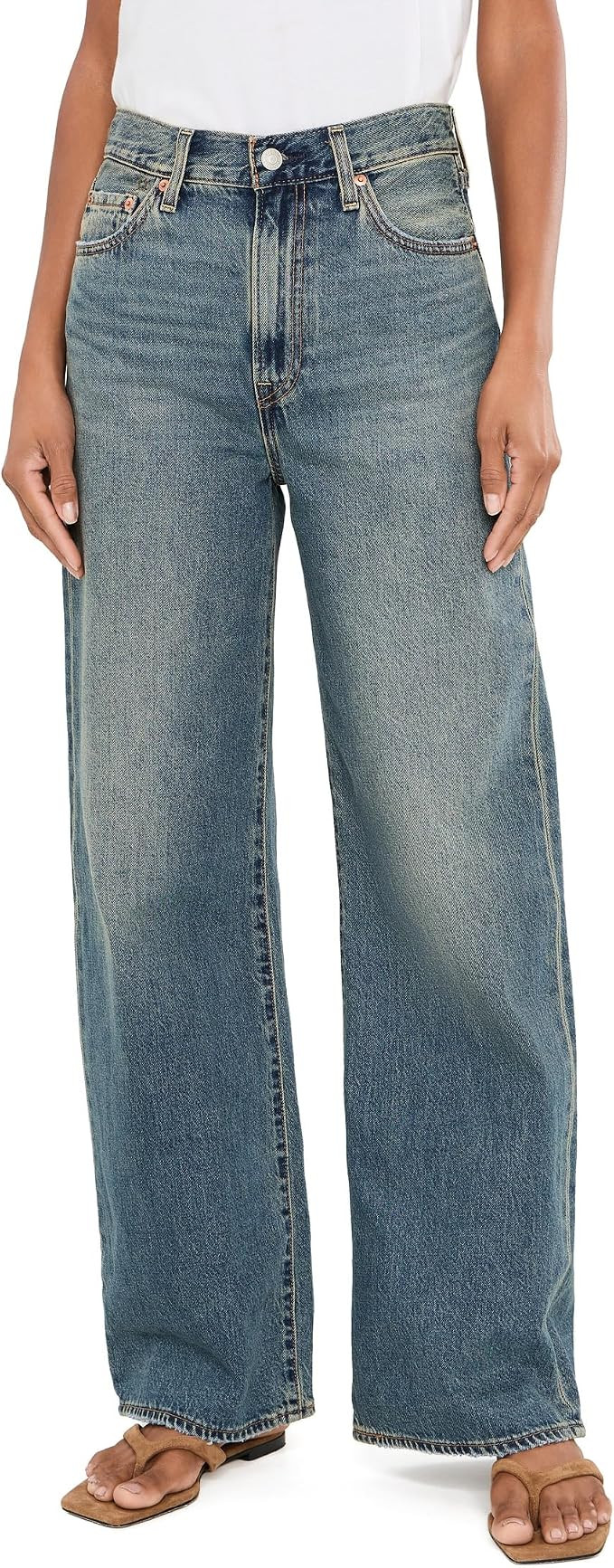 Levi's Women's Ribcage Wide Leg H223 | Amazon (US)