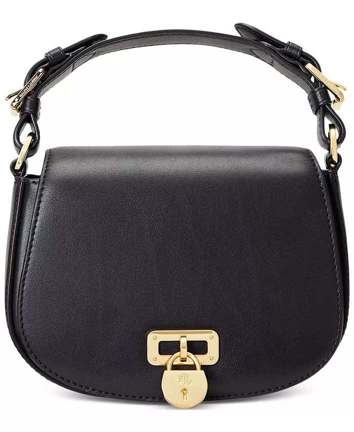 Lauren Ralph Lauren Tanner Leather Small Crossbody Bag - Macy's | Macy's