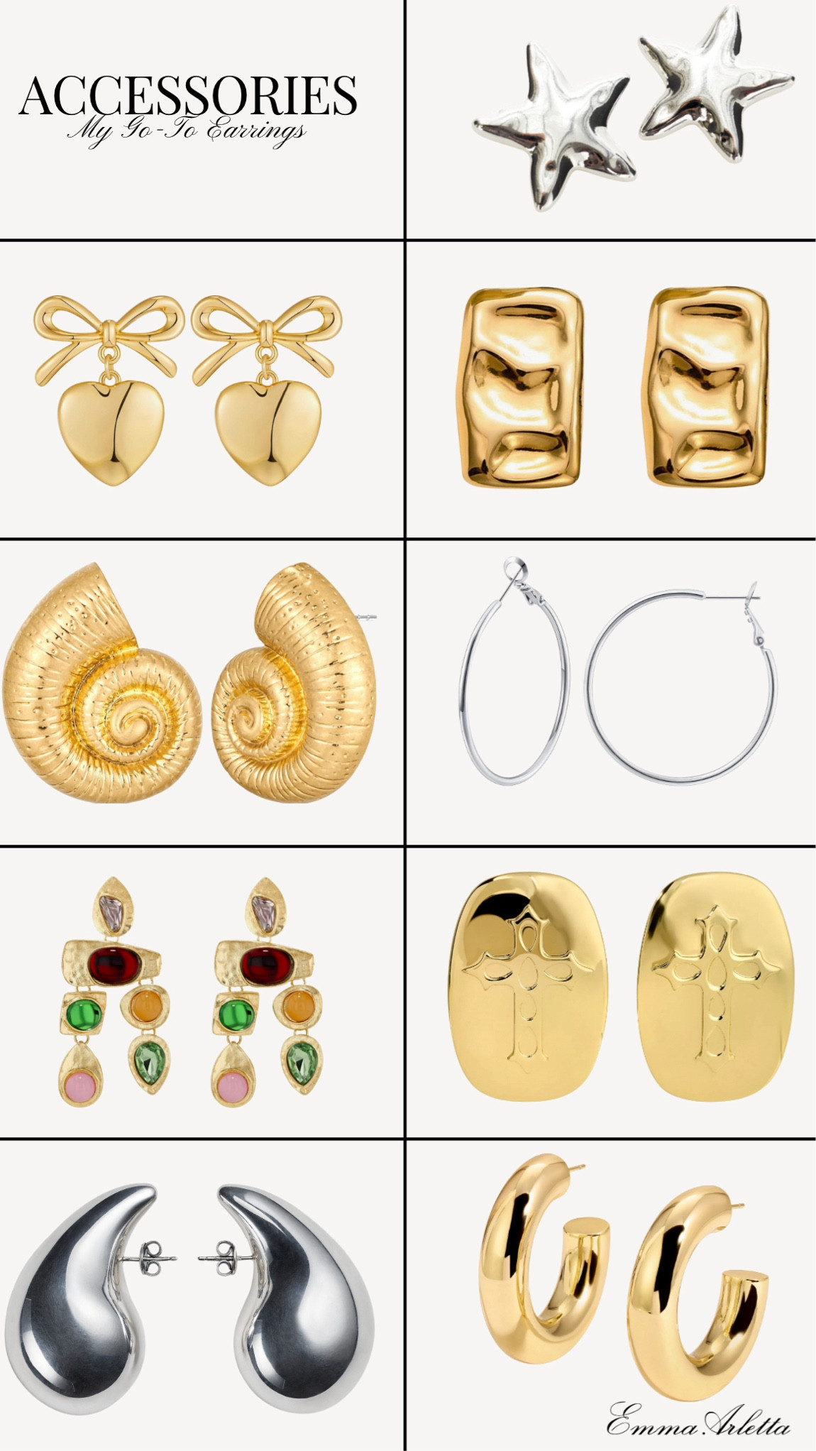 My go-to earrings 

Accessories, gold jewelry, statement earrings, earrings, style inspo, outfit inspo, summer outfit 

#LTKStyleTip