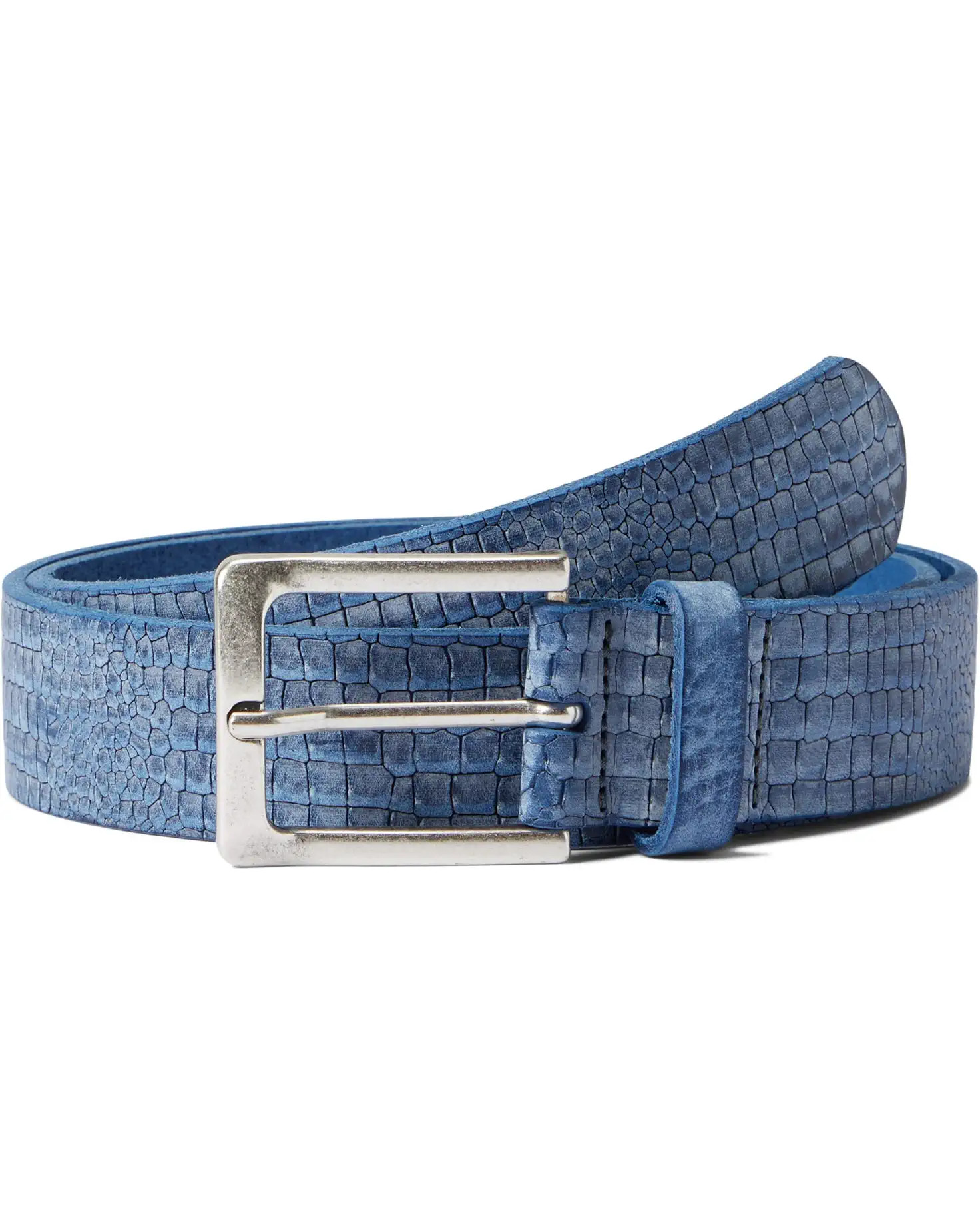Vintage Lizard Embossed Leather Belt | Zappos