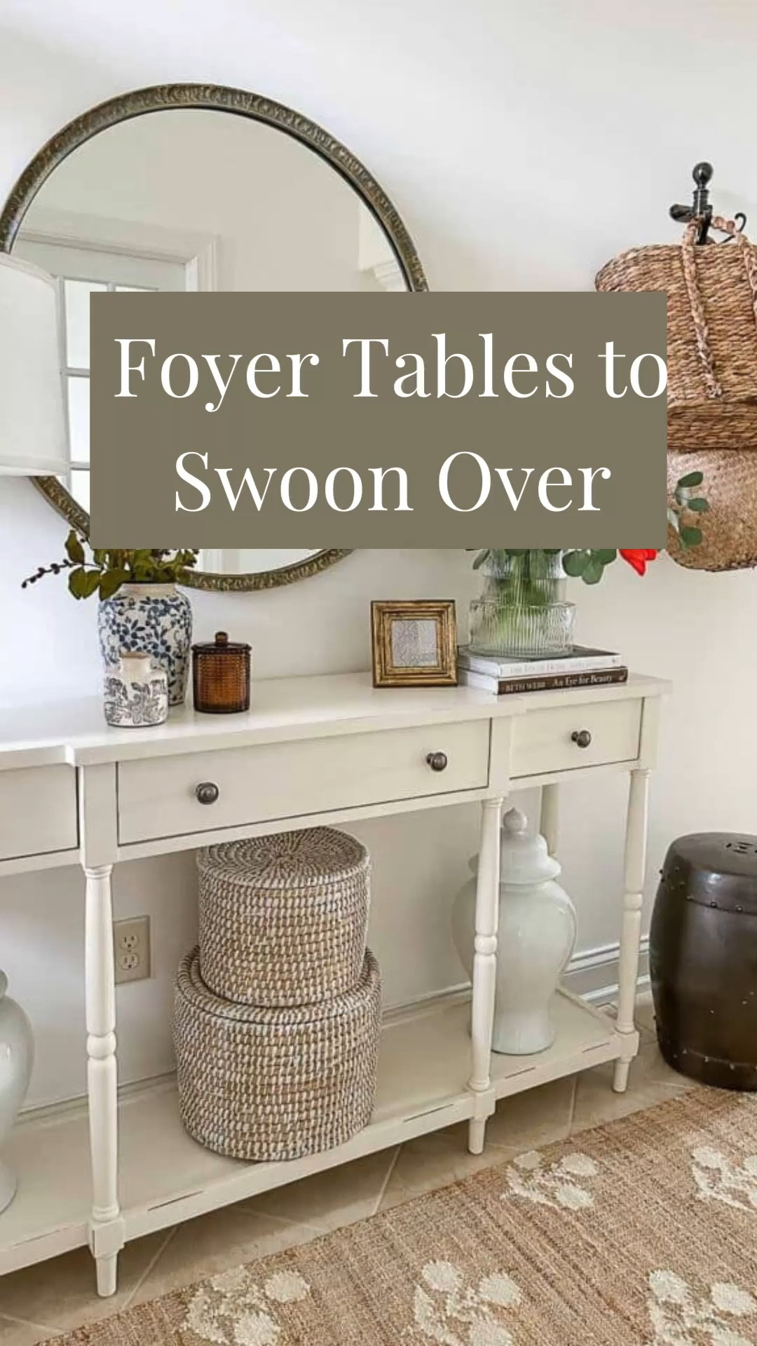 Foyer tables to swoon over. ❤️

#LTKhome #LTKMostLoved #LTKover40