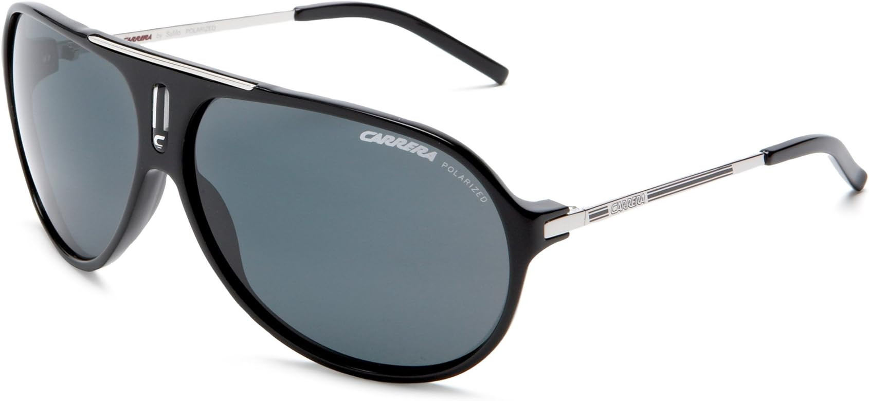Amazon.com: Carrera HOT/S Polarized Pilot Sunglasses, Black and Palladium Frame/Grey Lens, 64 mm:... | Amazon (US)
