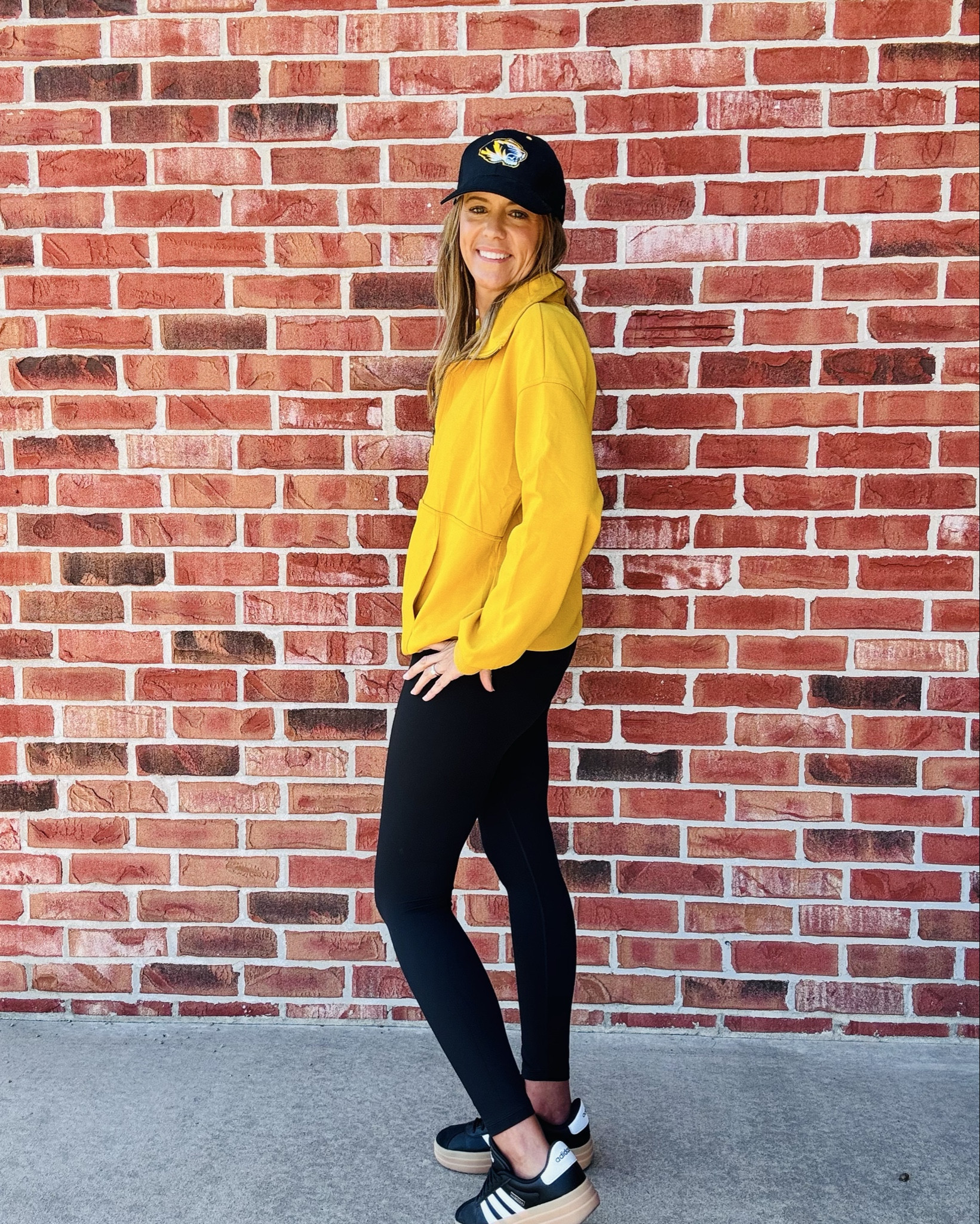 Get your gold before the next Mizzou home game! 💛🐯 This comfy game day look is perfect for cheering on the Tigers — PRETTYGARDEN sweatshirt, CRZ YOGA pants, Adidas sneakers, and the cutest Mizzou hat to top it off. Ready, set, M-I-Z! 🖤💛

#MizzouStyle #GameDayReady #MIZ #MidwestMamaStyle #LTKfashion #Tigers #OOTD #AdidasStyle #CRZYoga #LTKfit #prettygarden

#LTKFindsUnder50 #LTKShoeCrush #LTKStyleTip