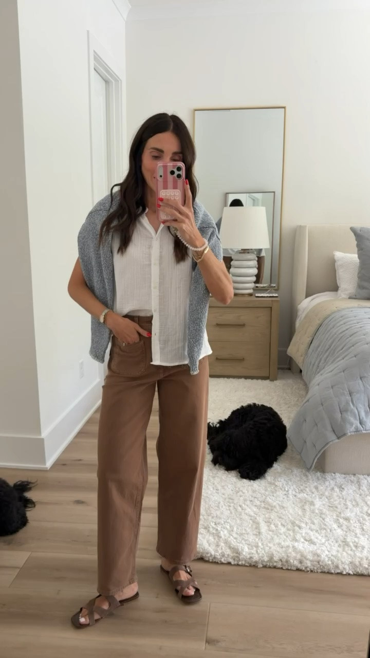 Target new arrivals, I'm wearing XS in top and size 2 in Target jeans.