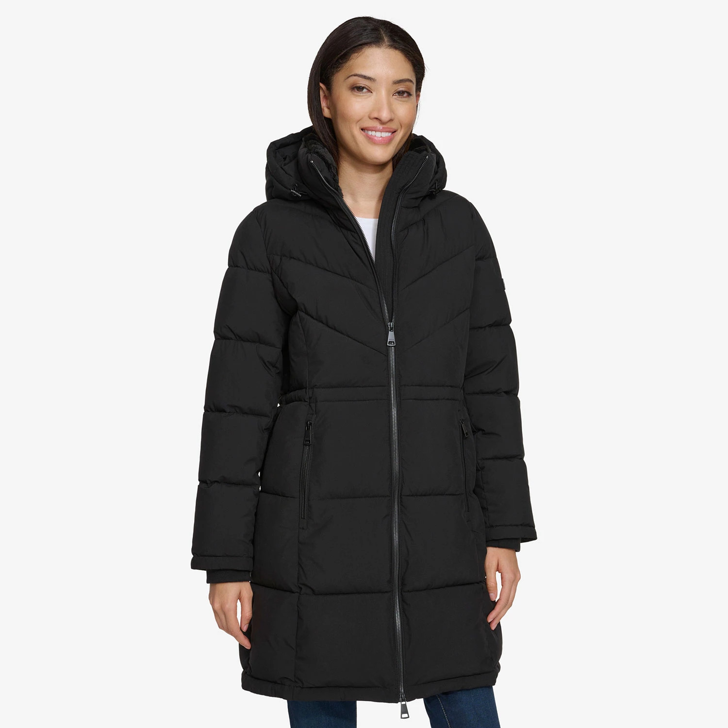 DKNY Women's Long Puffer Jacket | Sam's Club