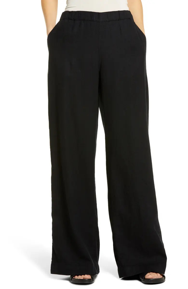 Caslon® Wide Leg Pull-On Pants | Nordstrom | Nordstrom