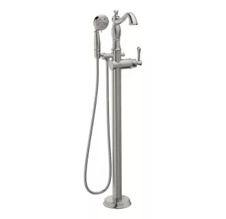 Delta Cassidy Floor Mounted Tub Filler with Personal Hand Shower Less Handle and Valve - Includes... | Build.com, Inc.