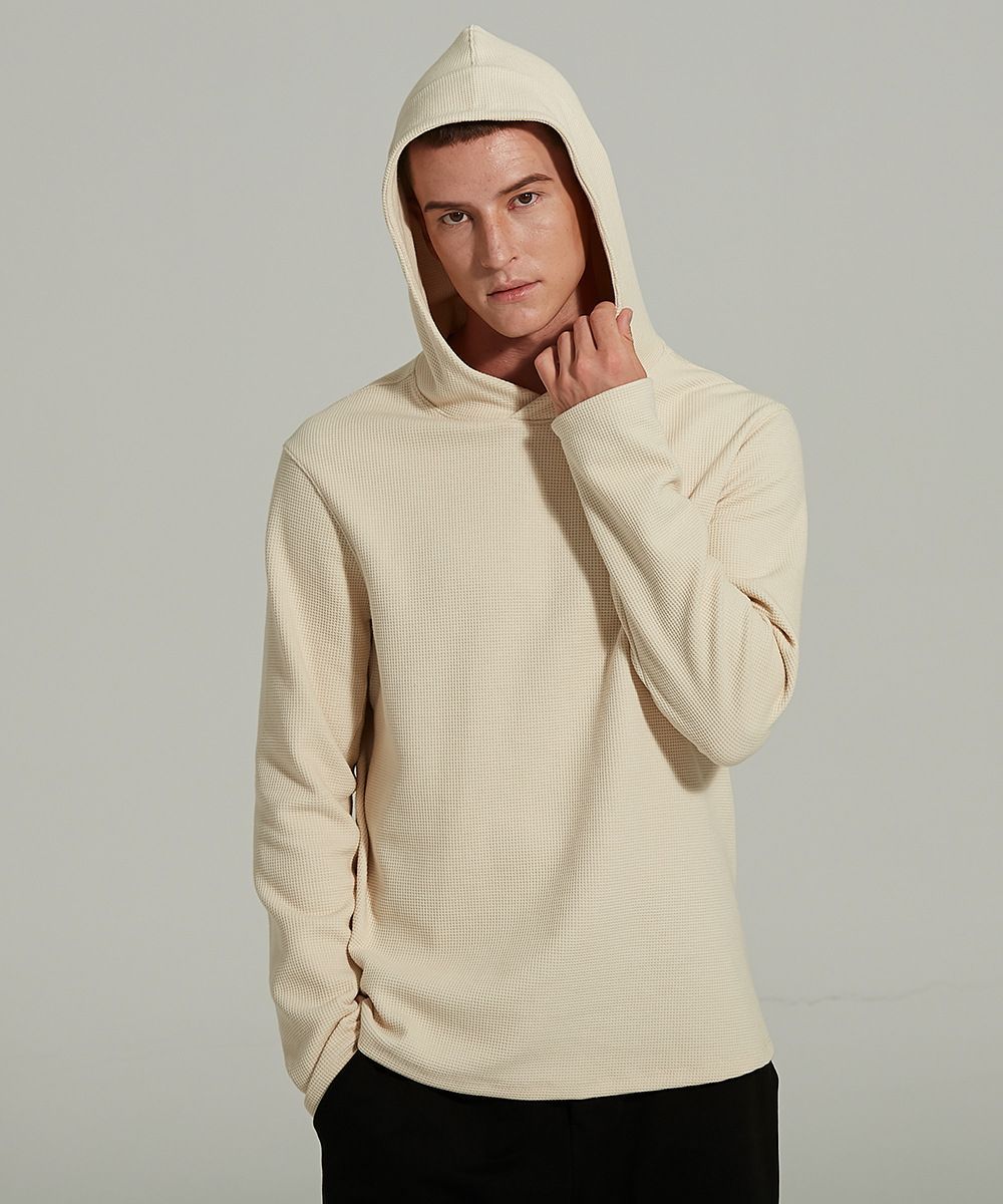 2021 New Men Hooded Hoodies Sports Yoga Thick Fabric Solid Basic Sweatshirts Quality Jogger Textu... | DHGate