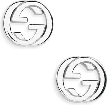Interlocking-G Stud Earrings | Nordstrom
