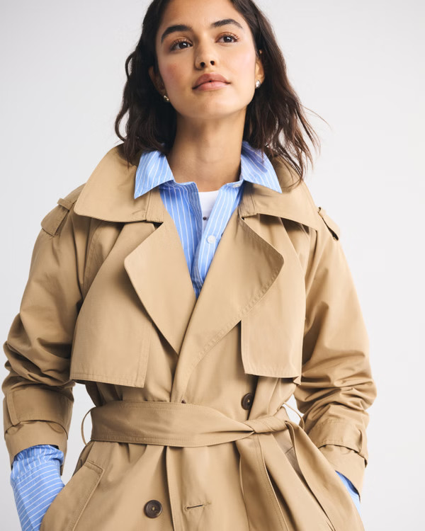 Classic Trench Coat | Abercrombie & Fitch (US)
