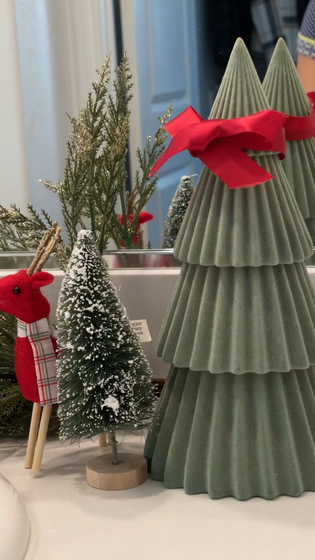 Master restroom Christmas decor 

#LTKSeasonal #LTKhome #LTKHoliday