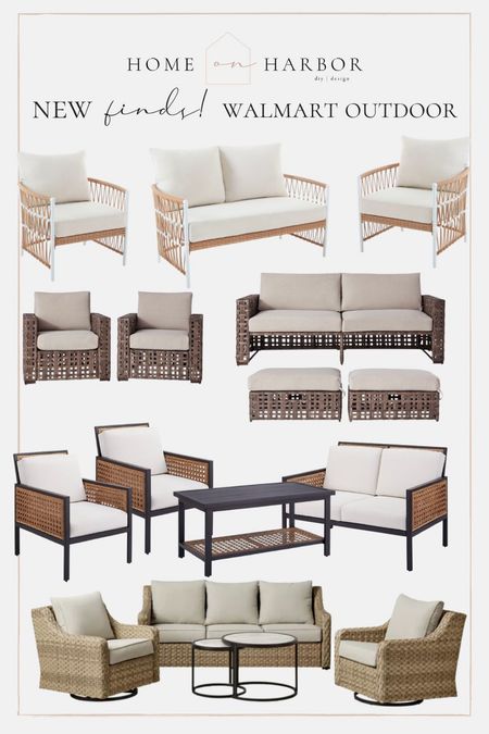 Walmart outdoor patio furniture options: love these conversion sets!

#LTKSeasonal #LTKhome #LTKsalealert