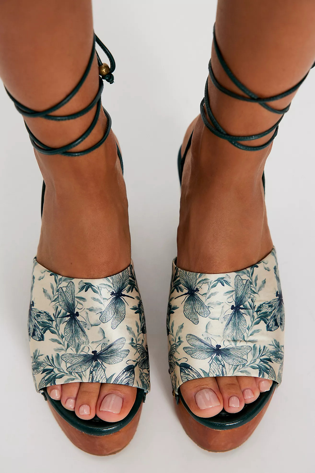 Front Row Printed Wrap Clogs | Free People (Global - UK&FR Excluded)