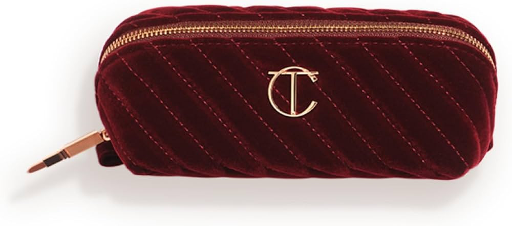 Charlotte Tilbury Travel Makeup Bag of My Dreams - Quilted Velvet Skincare, Fragrance & Cosmetic ... | Amazon (US)
