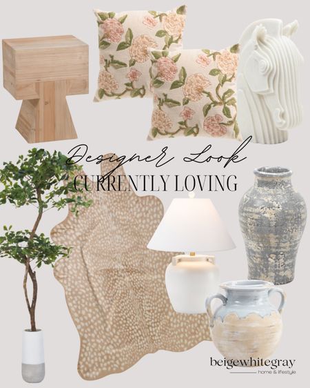 Get the designer look without the price tag!! Beautiful and on trend home decor for your summer refresh! 

#LTKstyletip #LTKhome #LTKSeasonal