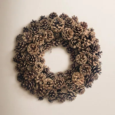 Handcrafted Pinecone Wreath