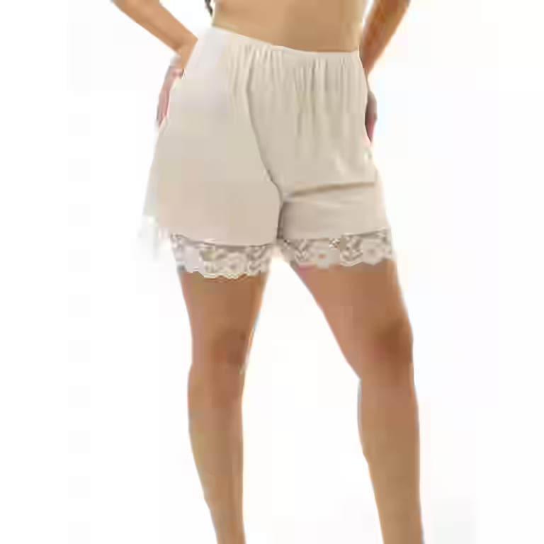 Underworks Pettipants Culotte Slips 4-inch Inseam Beige Large | Walmart (US)