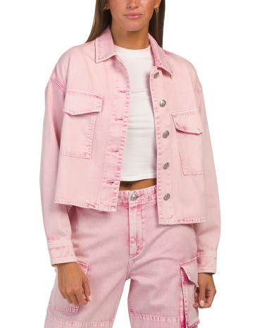 Jaiden Denim Shirt Jacket | TJ Maxx