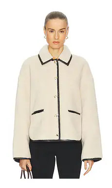 ANINE BING Camden Jacket in Cream from Revolve.com | Revolve Clothing (Global)