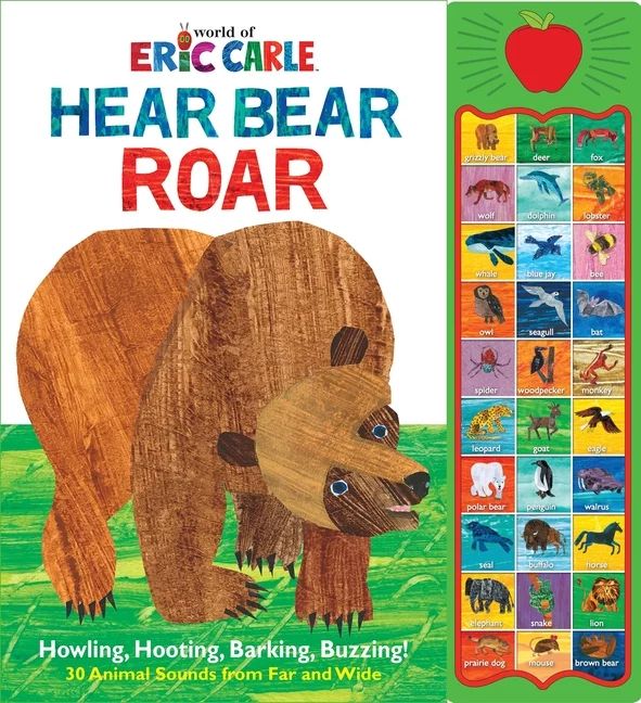 World of Eric Carle: Hear Bear Roar Sound Book (Hardcover) - Walmart.com | Walmart (US)