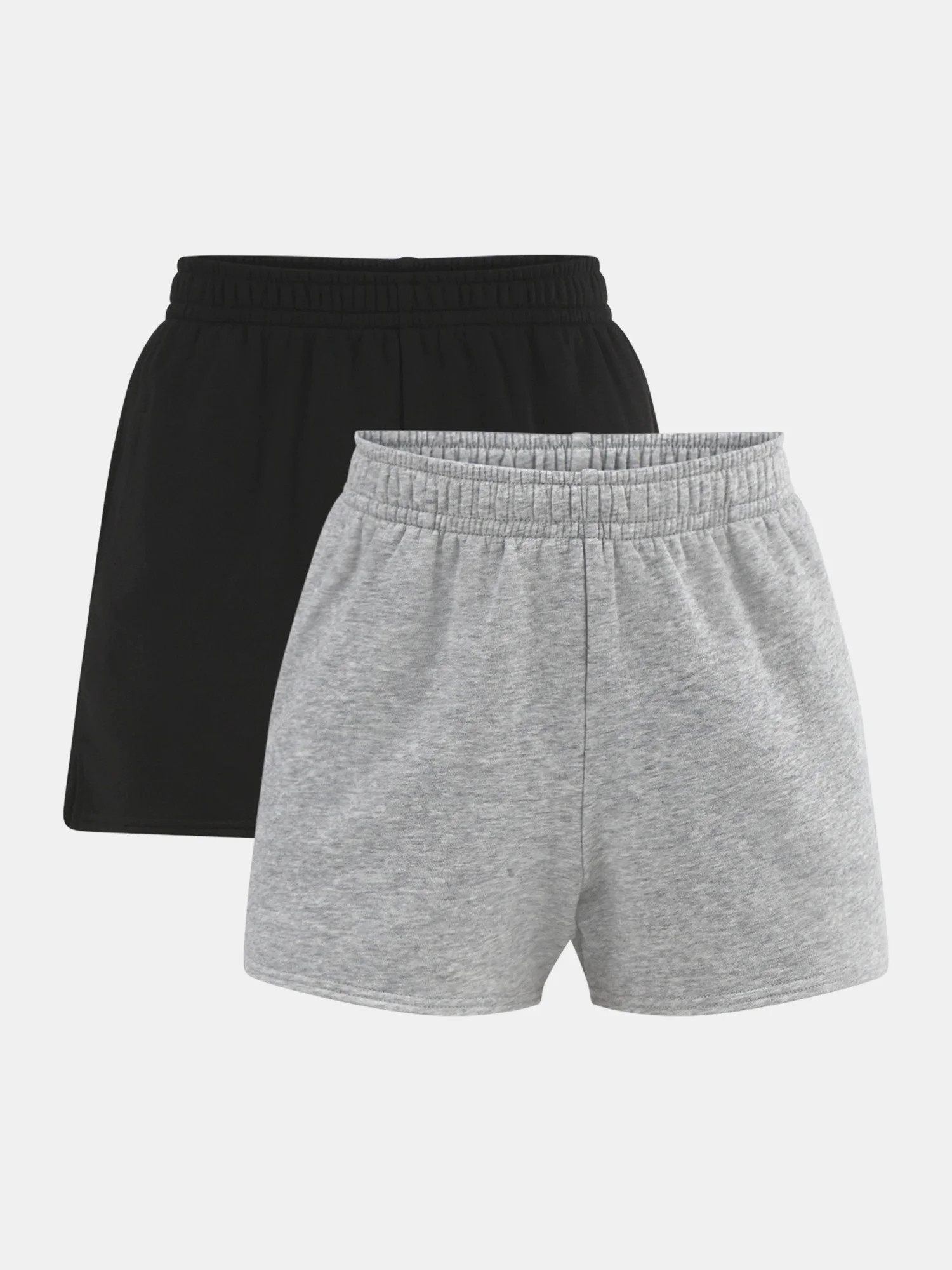 No Boundaries Soft Fleece Shorts, 1 or 2-Pack, Women’s Plus | Walmart (US)