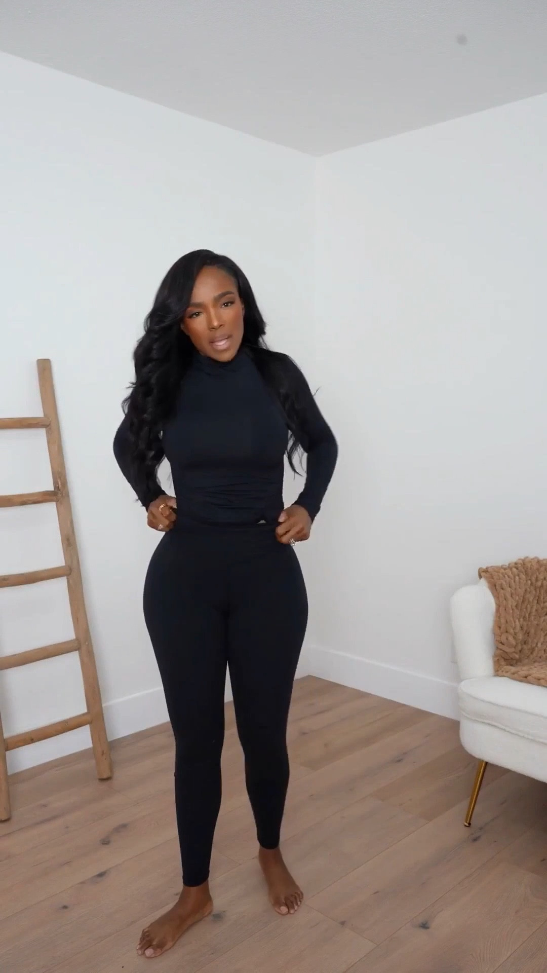 ✨ Cozy black base + layers — the easiest elevated winter uniform. The fitted black top and leggings create a sleek, sculpted base, and the oversized coat with a mini tote pulls everything together effortlessly. Perfect for errands, school drop-off, coffee runs, or travel days.

Perfect for everyday winter wear, casual outings, and cozy cold-weather style.

📏 Sizing: Small
Height — 5’4” | 138 lbs | Bust — 34D | Waist — 27” | Hips — 40” | Jeans/Pants — 27 Long or 4 Long
Boots fit true to size

Everything linked below for easy shopping✨

Walmart finds for layering, winter essentials, cold-weather outfits, neutral basics, comfy UGG-inspired boots, everyday casual outfits, affordable winter style

Follow me on Instagram and YouTube @kirasfashionfinds

