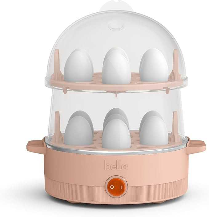 bella Electric Egg Cooker, 14 Eggs Capacity Tray, Double Stack, for Poached, Scrambled, Hard, Med... | Amazon (US)