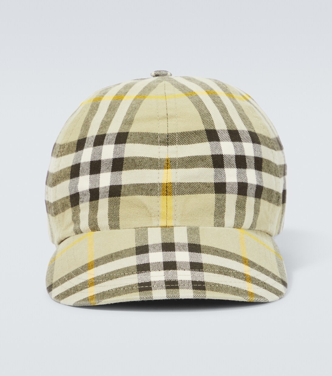Burberry Check cotton baseball cap | Mytheresa (INTL)