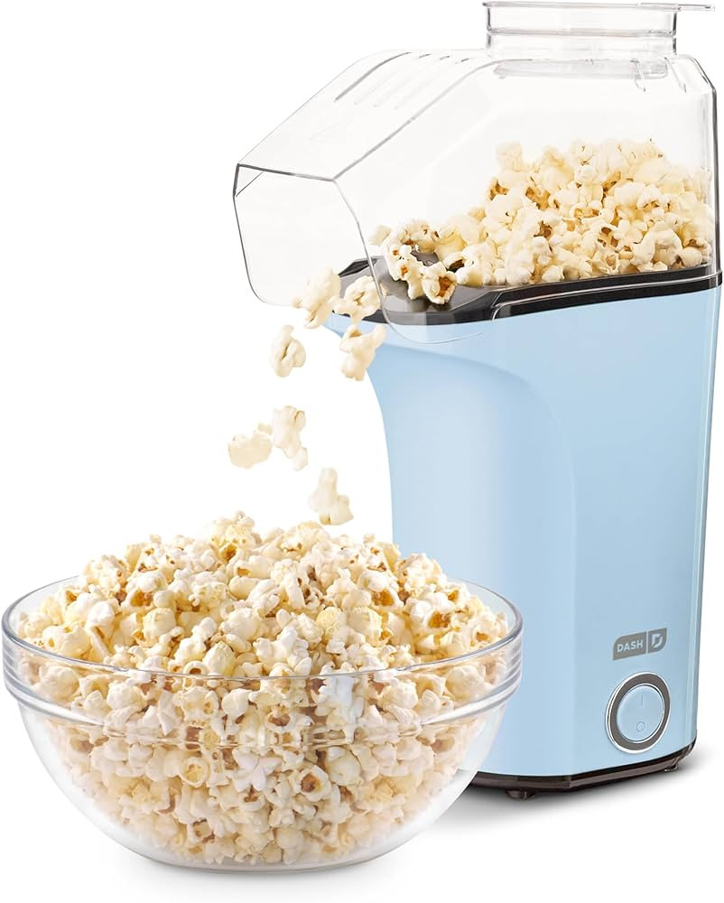 DASH Hot Air Popcorn Popper Maker with Measuring Cup to Portion Popping Corn Kernels + Melt Butte... | Amazon (US)