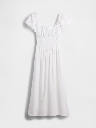 Linen-Blend Drop-Waist Maxi Dress | Gap (US)