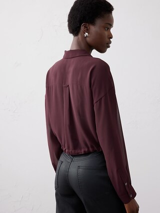 Cinched Hem Shirt | Banana Republic Factory