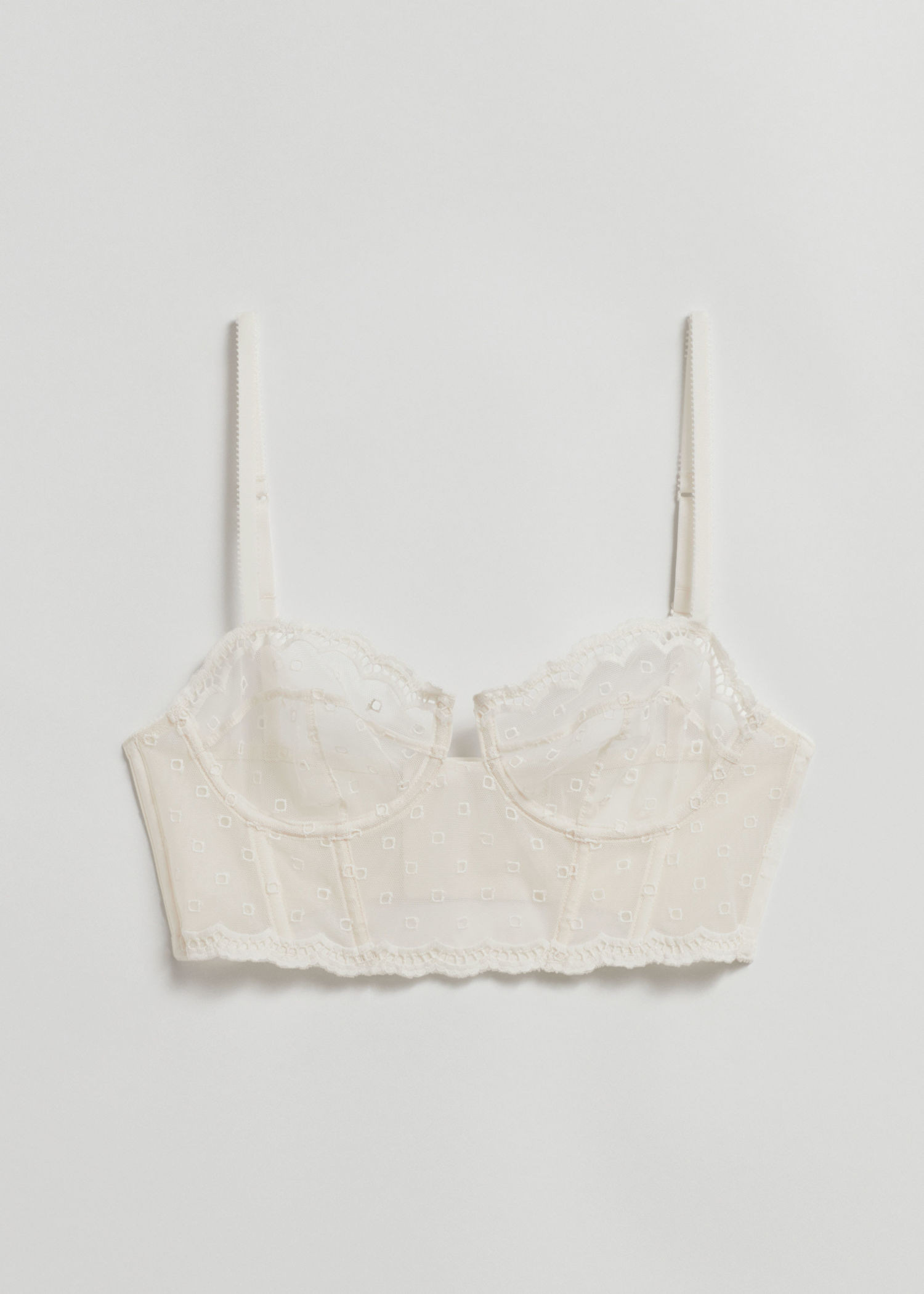 Embroidered Bustier Bra | & Other Stories (EU + UK)