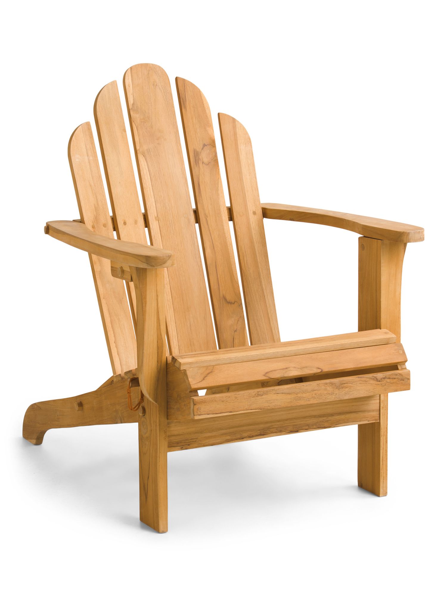 Outdoor Teak Adirondack Folding Chair | Marshalls
