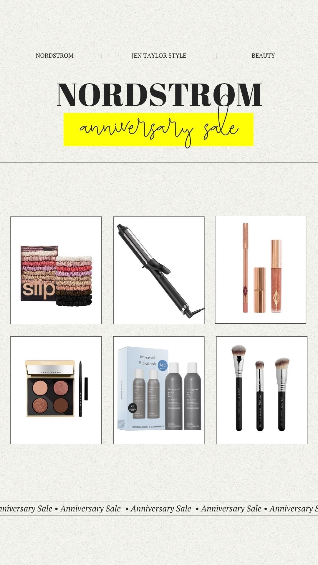 Nordstrom Anniversary sale beauty faves. Silk hair ties, dry shampoo, and make up brushes at a discount! 

#LTKBeauty #LTKSaleAlert #LTKSeasonal